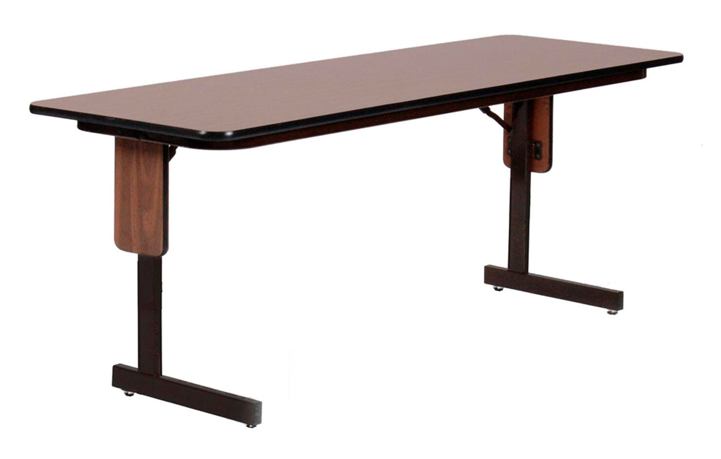 Correll Rectangle Laminate Top Panel Leg Seminar Table 4000437